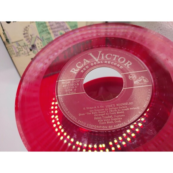 2) Helen Traubel Old Vienna & Sings Wagner (45 RPM) RCA Victor Records Red Seal - Picture 11 of 16